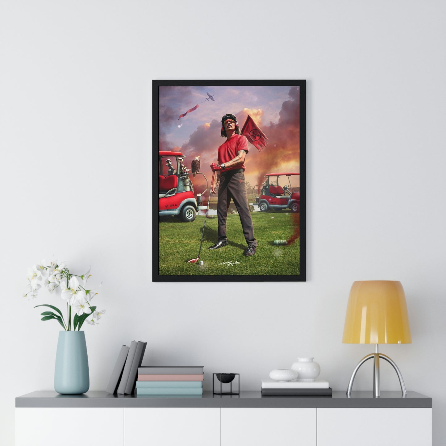 DrDisrespect Framed Poster