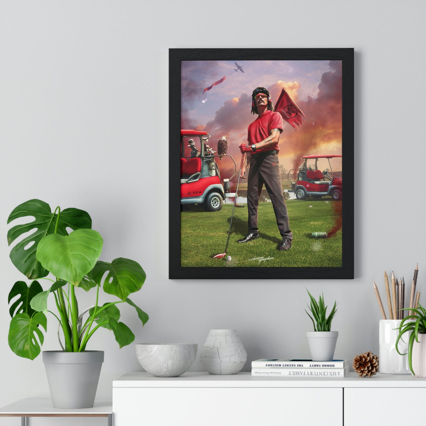DrDisrespect Framed Poster