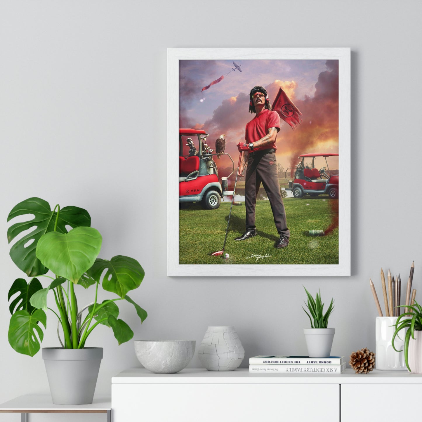 DrDisrespect Framed Poster