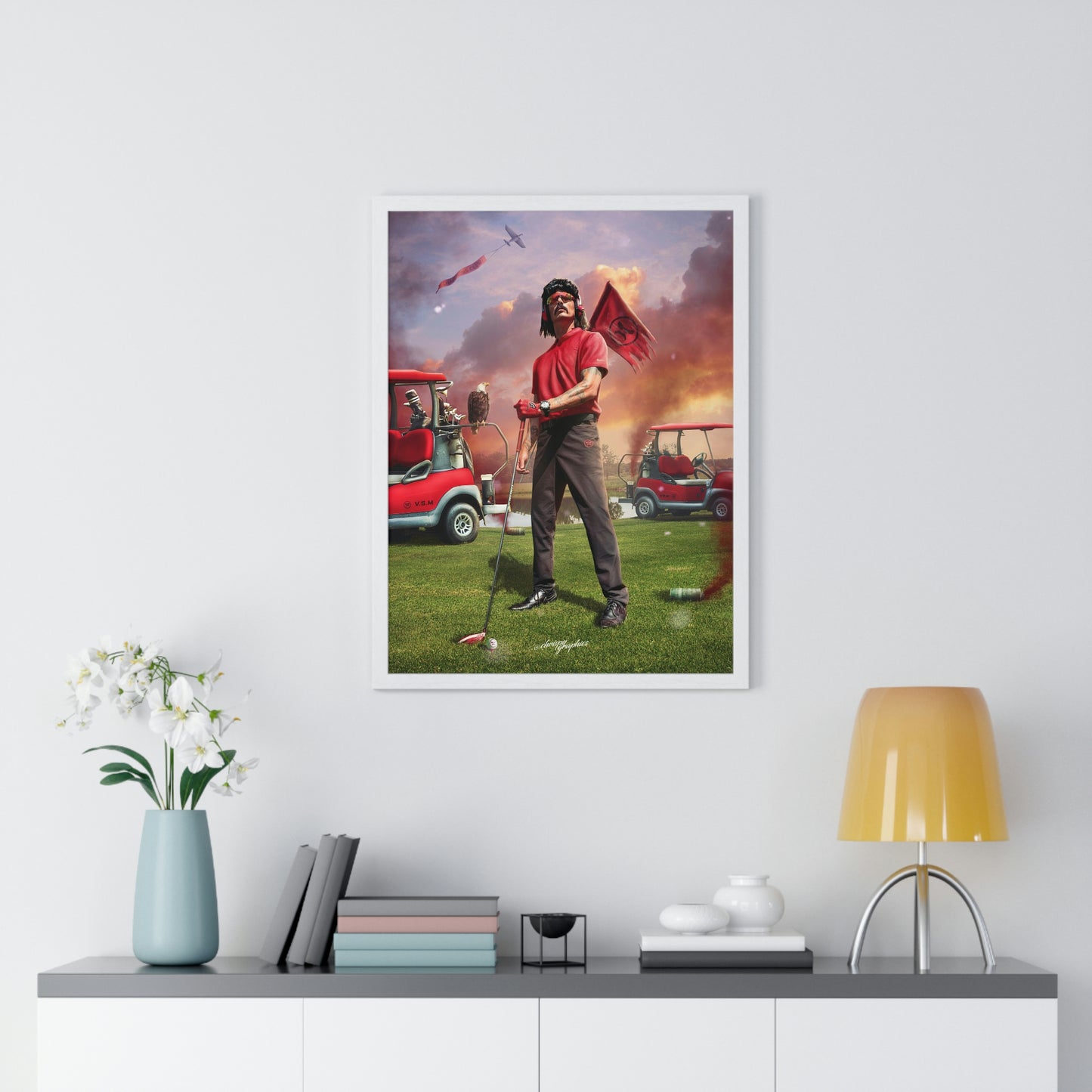 DrDisrespect Framed Poster