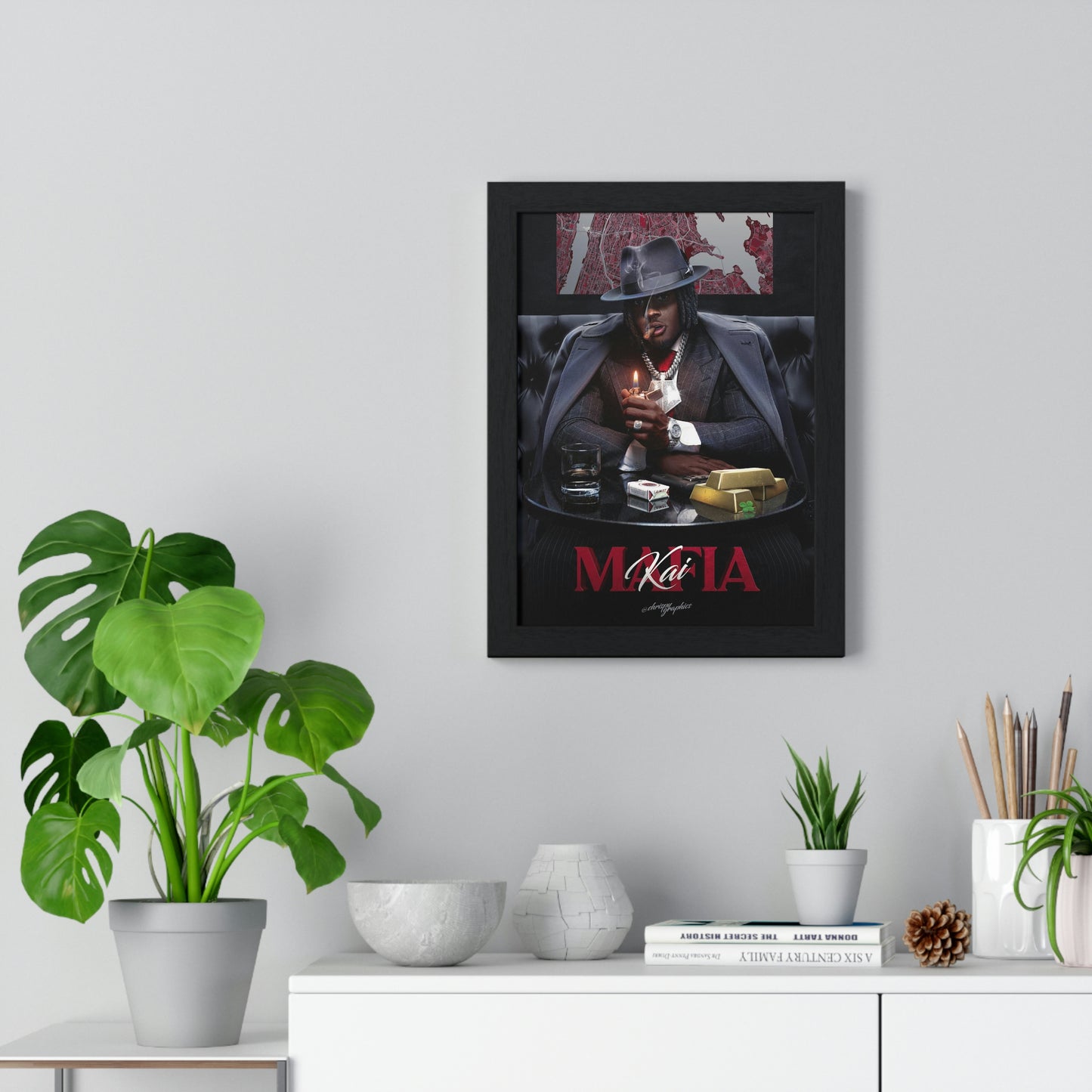 Kai Cenat Framed Poster