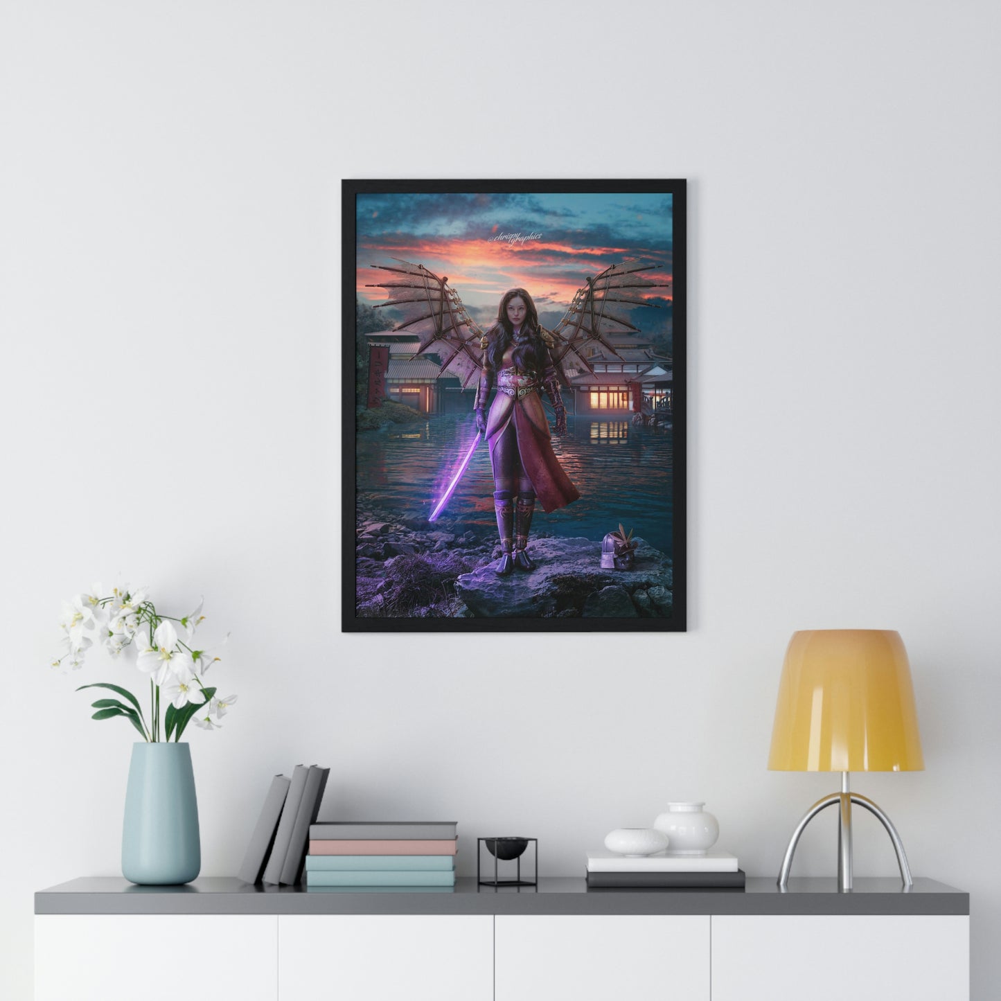 Valkyrae Framed Poster