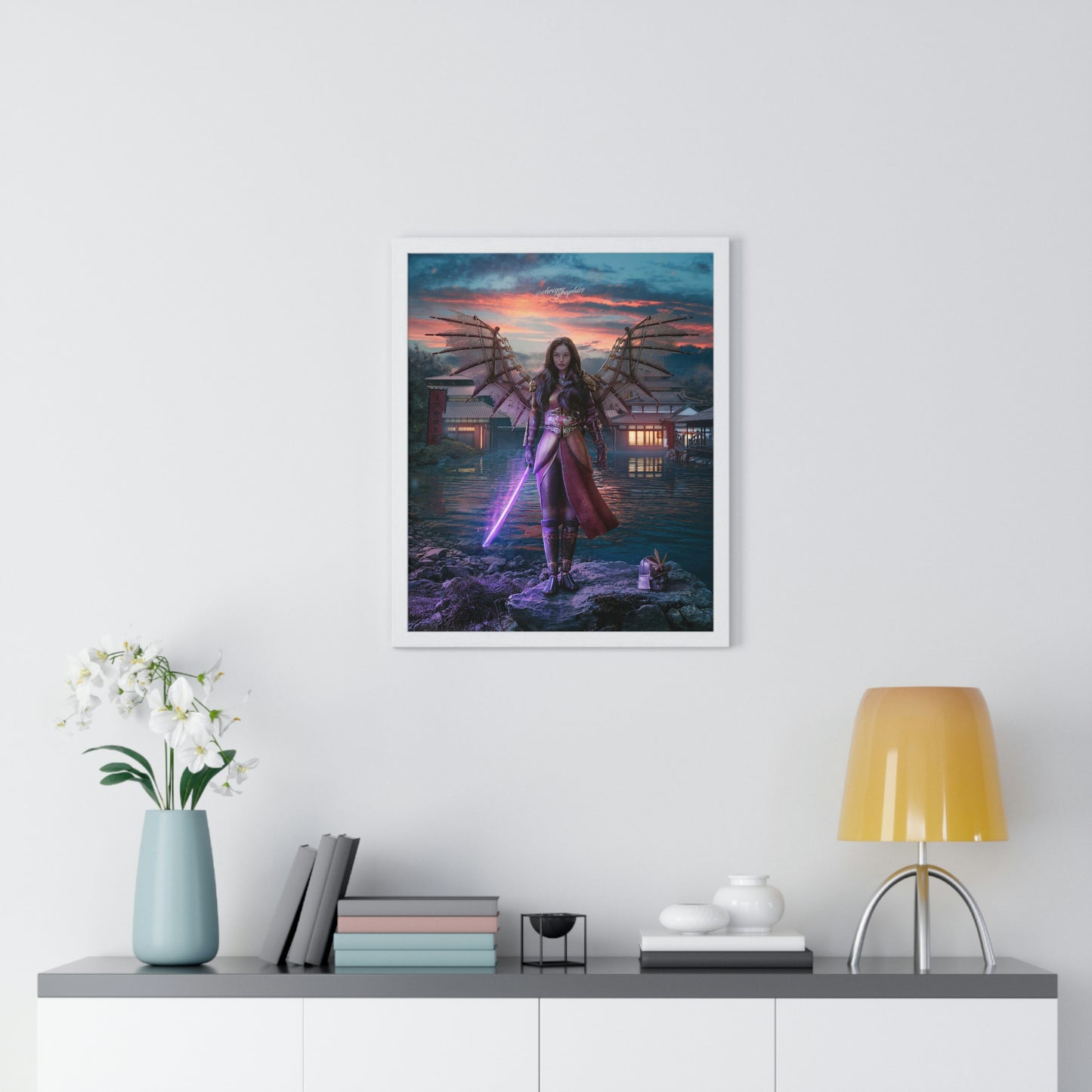 Valkyrae Framed Poster