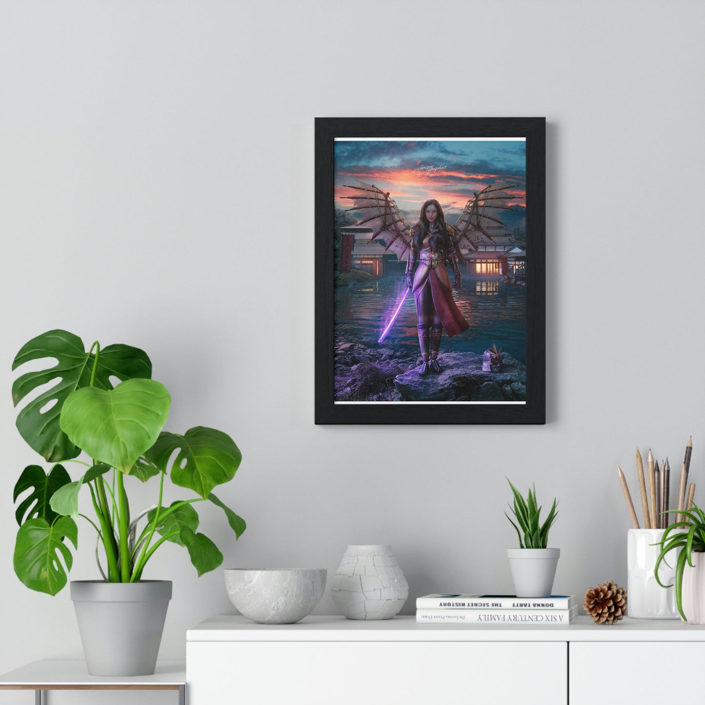 Valkyrae Framed Poster