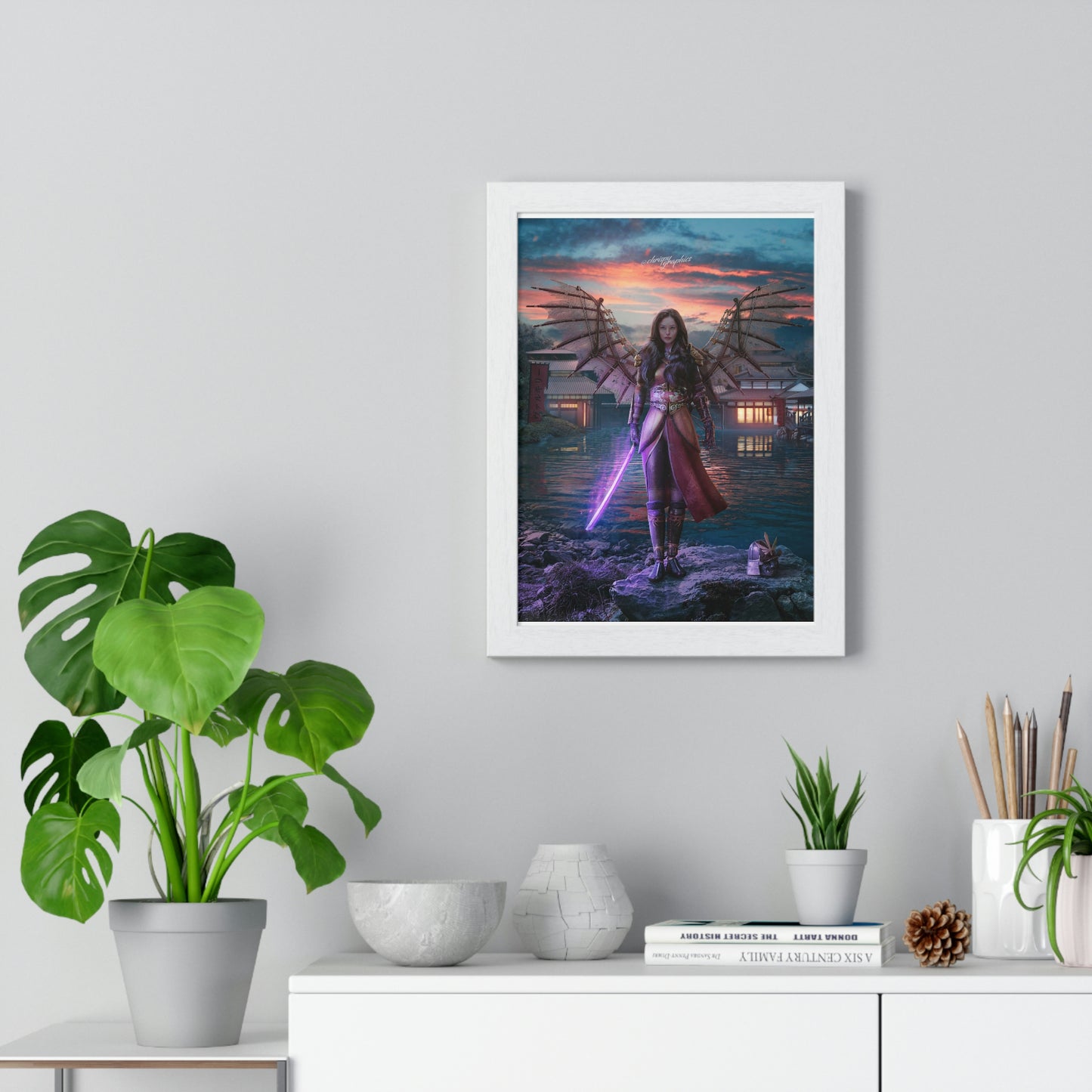 Valkyrae Framed Poster