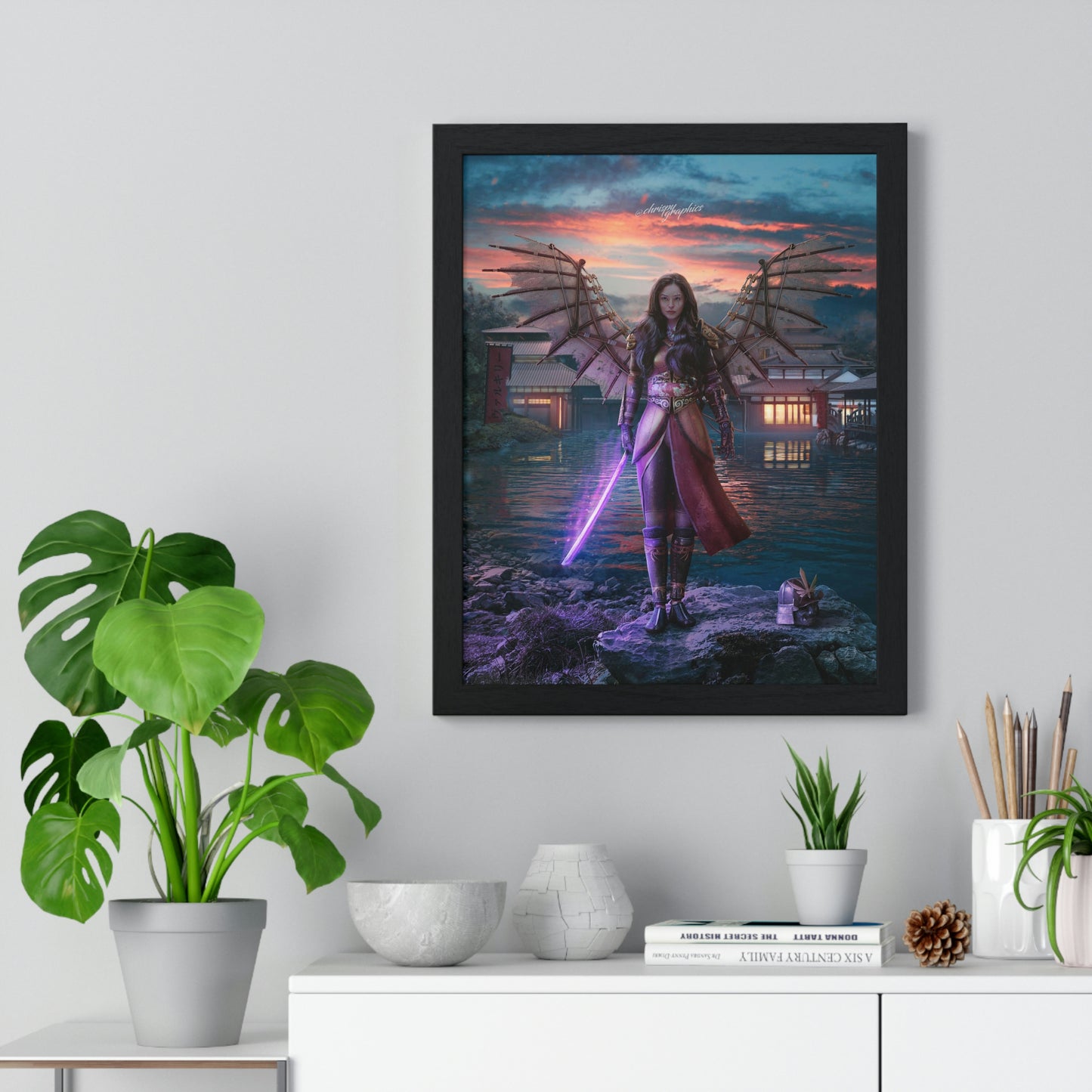 Valkyrae Framed Poster