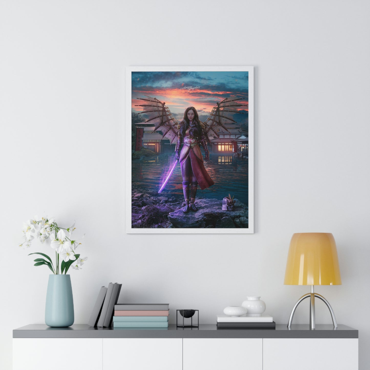 Valkyrae Framed Poster