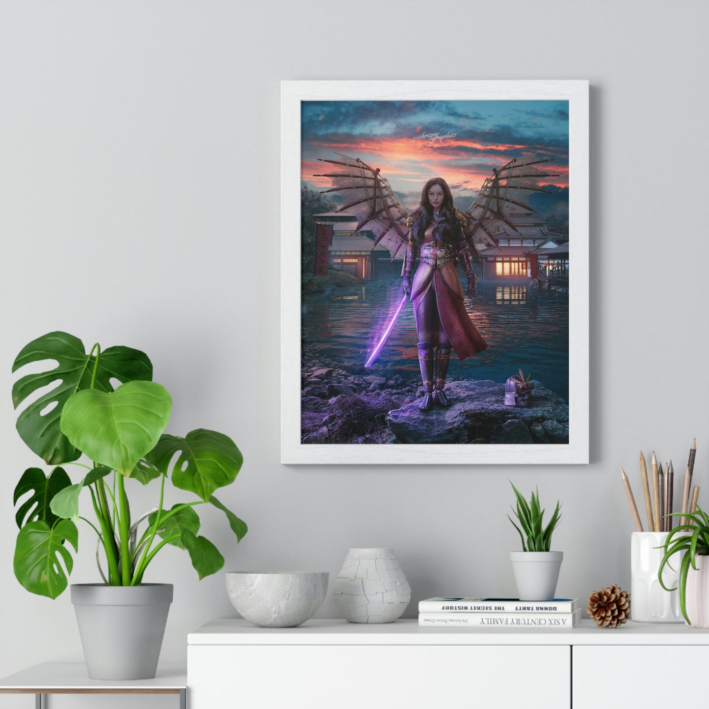 Valkyrae Framed Poster