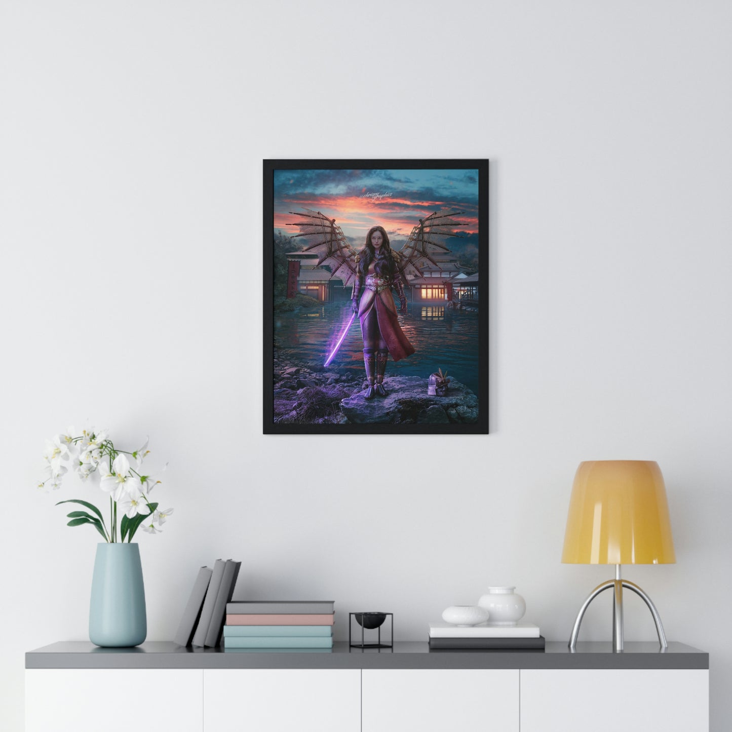 Valkyrae Framed Poster